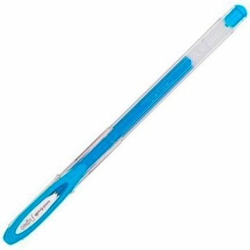 Liquid ink ballpoint pen Uni-Ball Rollerball Signo Basicos UM-120 Светло Синий 12 штук
