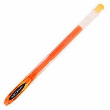 Liquid ink ballpoint pen Uni-Ball Rollerball Signo Basicos UM-120 Оранжевый 12 штук