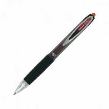 Liquid ink ballpoint pen Uni-Ball Rollerball Signo UM-207 Красный 12 штук