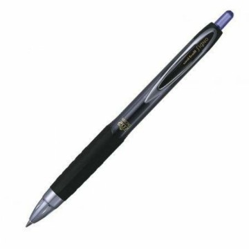 Liquid ink ballpoint pen Uni-Ball Rollerball Signo UM-207 Zils 12 gb.