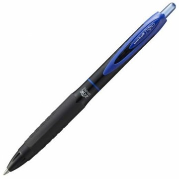 Liquid ink ballpoint pen Uni-Ball Rollerball Signo UMN-207F Синий 12 штук