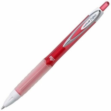 Liquid ink ballpoint pen Uni-Ball Rollerball Signo UM-207 Sarkans 12 gb.
