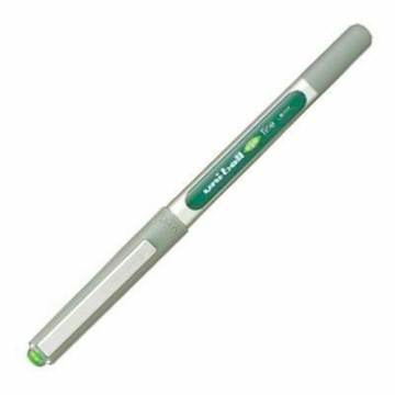 Liquid ink ballpoint pen Uni-Ball Rollerball Eye Fine UB-157 Зеленый 12 штук