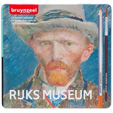 Akvareļu krāsainie zīmuļi Bruynzeel Van Gogh Daudzkrāsains 24 Daudzums