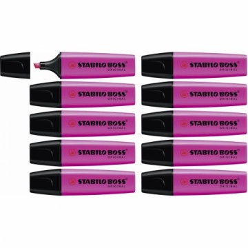 Флуоресцентный маркер Stabilo Boss Розовый 10 штук