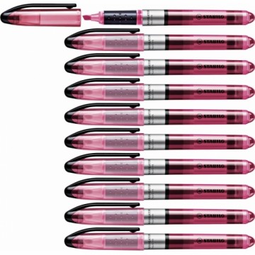Флуоресцентный маркер Stabilo Navigator Розовый 10 штук