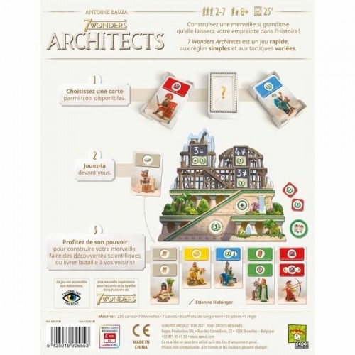 Spēlētāji Asmodee 7 Wonders: Architects (FR) image 5