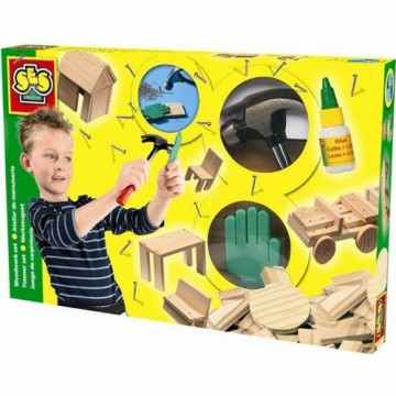 Playset SES Creative Joinery Workshop (57 Предметы)