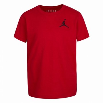 Детский Футболка с коротким рукавом Nike Jordan Jumpamn Air EMB Красный