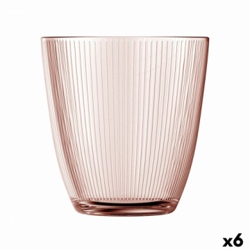 Stikls Luminarc Concepto Stripy Rozā Stikls (310 ml) (6 gb.)