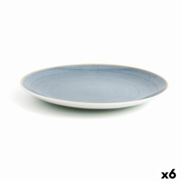 Плоская тарелка Ariane Terra Керамика Синий (Ø 31 cm) (6 штук)