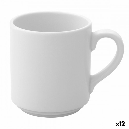 Чашка Ariane Prime Kafija Keramika Balts (90 ml) (12 gb.) image 1