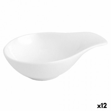 Bļoda Quid Chef Keramika Balts (11 x 8 cm) (12 gb.)