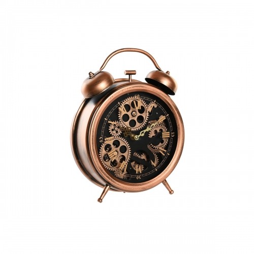 Настольные часы DKD Home Decor Стеклянный Медь Алюминий Железо Vintage image 1