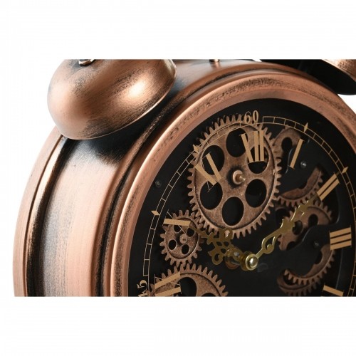 Настольные часы DKD Home Decor Стеклянный Медь Алюминий Железо Vintage image 2