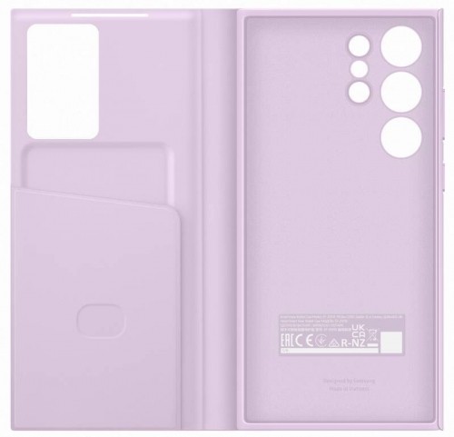 EF-ZS918CVE Samsung Clear View Case for Galaxy S23 Ultra Lilac image 1
