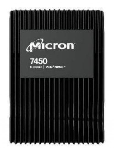 SSD|MICRON|SSD series 7450 PRO|1.92TB|PCIE|NVMe|NAND flash technology TLC|Write speed 2700 MBytes/sec|Read speed 6800 MBytes/sec|Form Factor U.3|TBW 3500 TB|MTFDKCC1T9TFR1BC1ZABYYR image 1