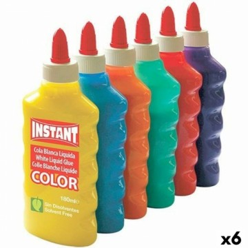 Гель клей Playcolor Instant Разноцветный 180 ml (6 штук)