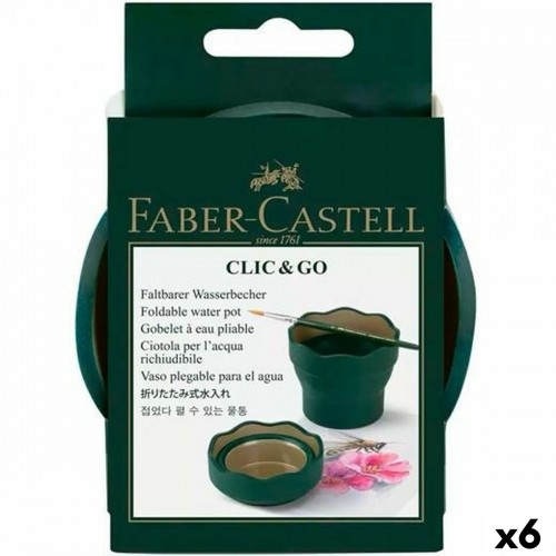 Stikls Faber-Castell Clic & Go Locīšana Tumši zaļš (6 gb.) image 1