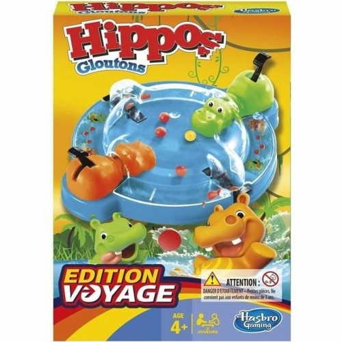 Spēlētāji Hasbro Hippos Gloutons  Edition Travel Game (FR) image 1