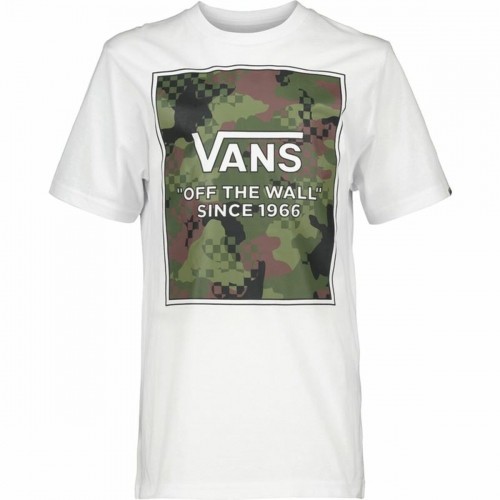 Vīriešu Krekls ar Īsām Piedurknēm Vans Camo Check Balts image 1