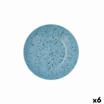 Dziļais šķīvis Ariane Oxide Keramika Zils (Ø 21 cm) (6 gb.)