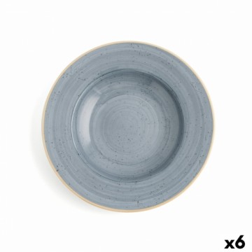 Dziļais šķīvis Ariane Terra Keramika Zils (Ø 26 cm) (6 gb.)