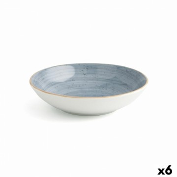Dziļais šķīvis Ariane Terra Keramika Zils (Ø 21 cm) (6 gb.)