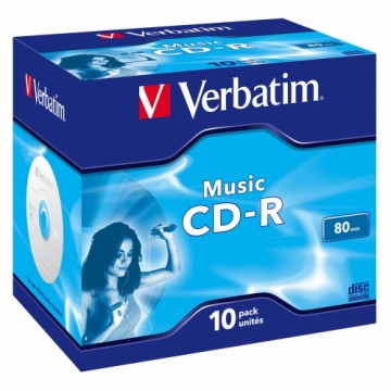 CD-R Verbatim Music 10 gb. 80' 16x