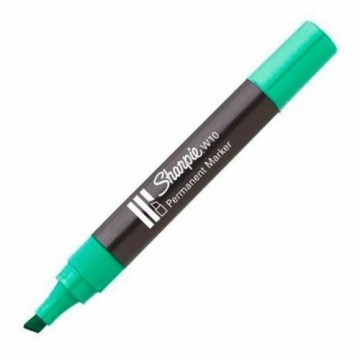 Постоянный маркер Sharpie W10 Зеленый 12 штук