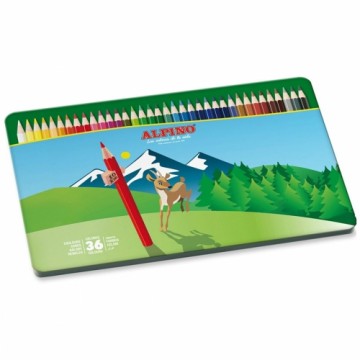 Krāsainie zīmuļi Alpino Daudzkrāsains 36 Daudzums