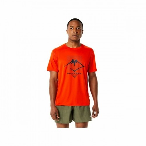 Футболка с коротким рукавом мужская Asics FUJITRAIL Оранжевый image 1