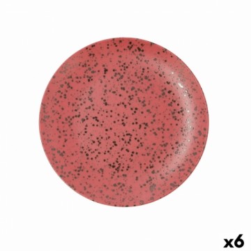 Плоская тарелка Ariane Oxide Керамика Красный (Ø 27 cm) (6 штук)
