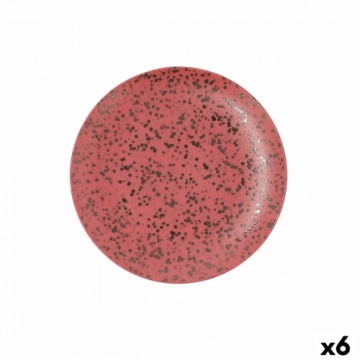 Плоская тарелка Ariane Oxide Keramika Sarkans (Ø 24 cm) (6 gb.)
