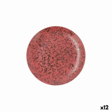 Плоская тарелка Ariane Oxide Keramika Sarkans (Ø 21 cm) (12 gb.)