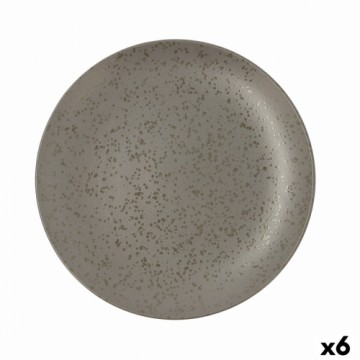 Плоская тарелка Ariane Oxide Керамика Серый (Ø 31 cm) (6 штук)