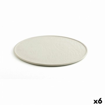 Мелкая тарелка Quid Керамика Бежевый (Ø 33 cm) (6 штук)