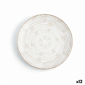 Плоская тарелка Ariane Tornado Керамика Двухцветный (Ø 18 cm) (12 штук)