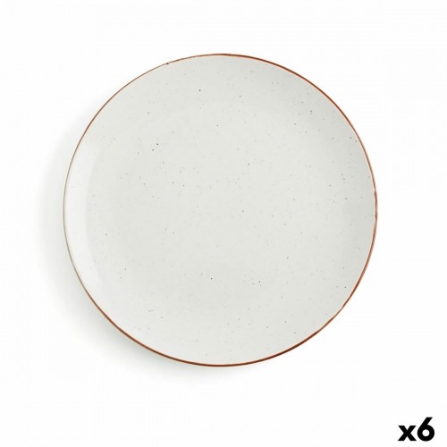 Плоская тарелка Ariane Terra Керамика Бежевый (Ø 29 cm) (6 штук) image 1
