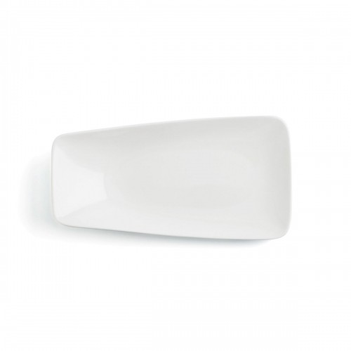 Плоская тарелка Ariane Vital Taisnstūra Keramika Balts (29 x 15,5 cm) (6 gb.) image 2