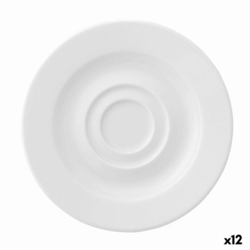 Тарелка Ariane Prime Espresso Керамика Белый (13 cm) (12 штук)