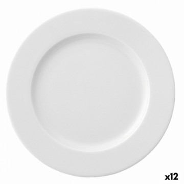 Плоская тарелка Ariane Prime Керамика Белый (Ø 17 cm) (12 штук)