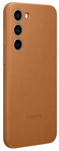 EF-VS916LAE Samsung Leather Cover for Galaxy S23+ Camel image 2