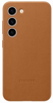 EF-VS911LAE Samsung Leather Cover for Galaxy S23 Camel