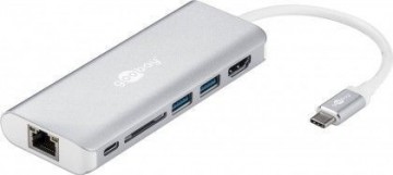 Goobay  
         
       USB-C Premium Multiport-Dock 76788 Silver