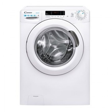 Candy Washing Machine with Dryer CSWS 4852DWE/1-S Energy efficiency class C, Front loading, Washing capacity 8 kg, 1400 RPM, Depth 53 cm, Width 60 cm, Display, LCD, Drying system, Drying capacity 5 kg, Steam function, NFC, White, Free standing CSWS 4852DW
