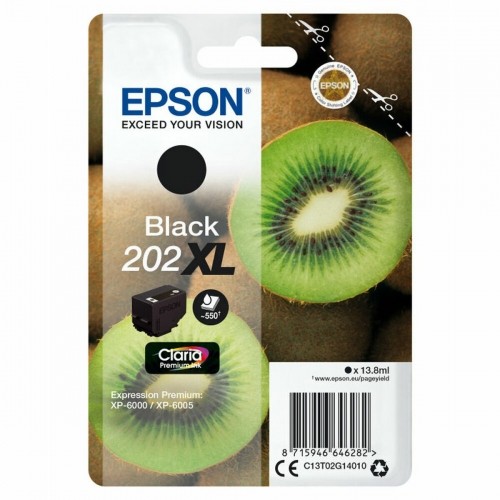 Картридж с оригинальными чернилами Epson Singlepack Black 202XL Claria Premium Ink Чёрный image 1