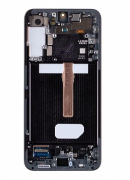 LCD display +Touch Unit + Front Cover Samsung S906B Galaxy S22+ Phantom Black (Service Pack)