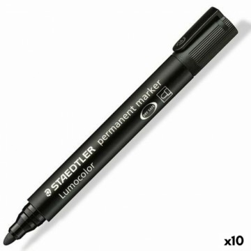 Постоянный маркер Staedtler Lumocolor 352-9 Чёрный (10 штук)