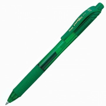 Ручка Pentel EnerGel 0,35 mm Зеленый (12 штук)